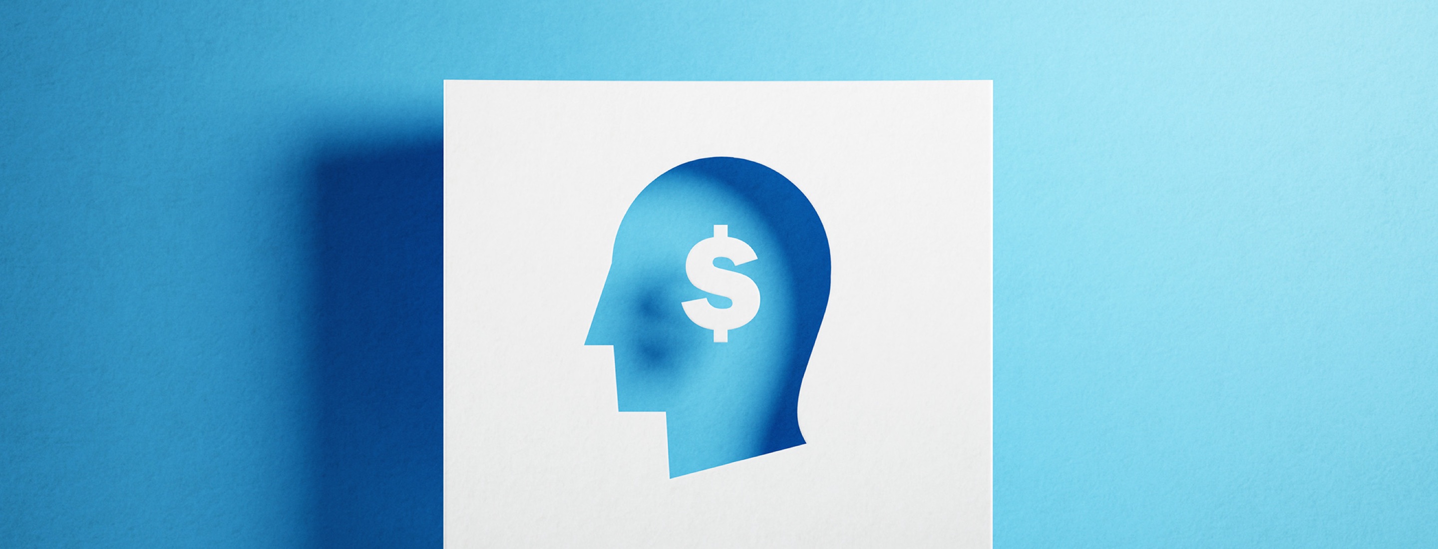 Image indicating a person thinking about cost-savings
